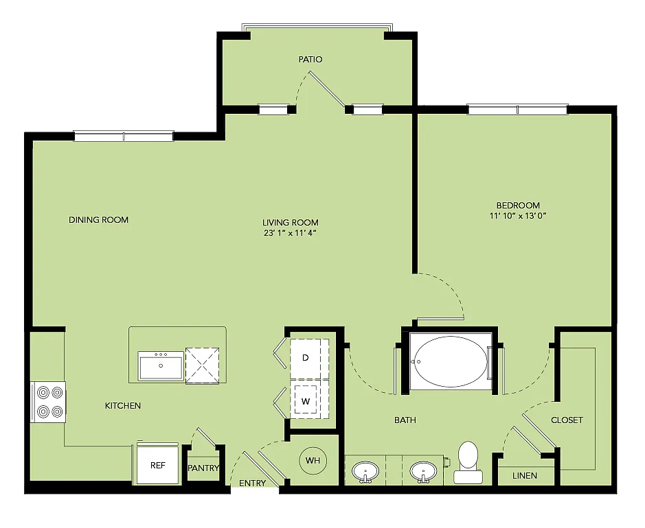 Floor plan A5-832sf