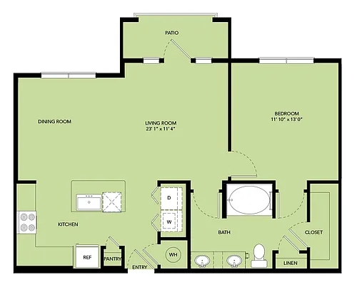 Floor plan A5-832sf