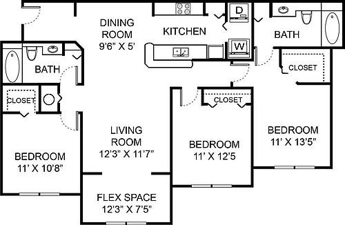 Floor plan C3