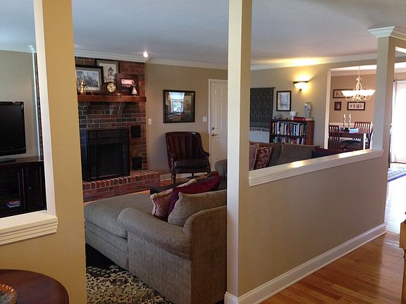 View of living room from entryway