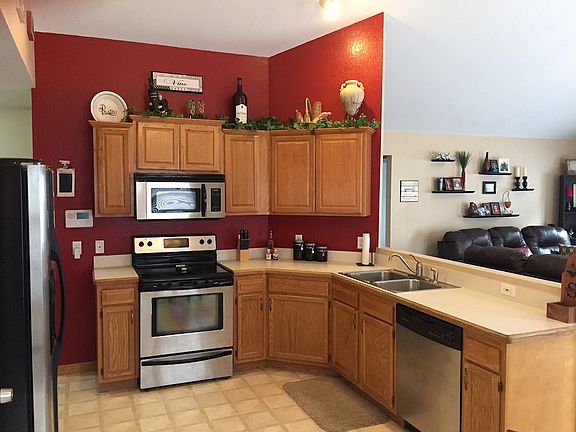 Kitchen Open to Living Room