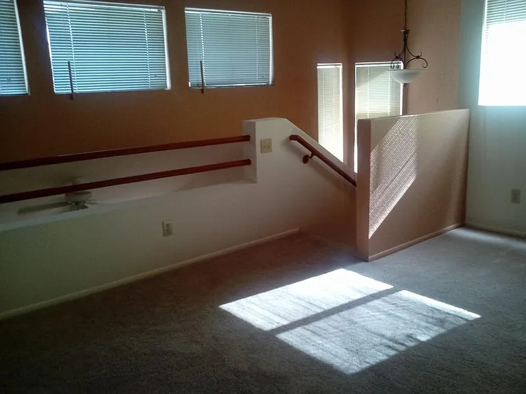 Loft bedroom with large walk in closet and bathroom could make this a bedroom or office