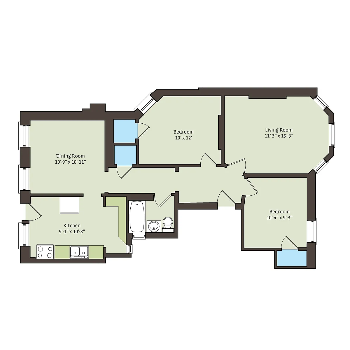 Floor plan 5401-2bD