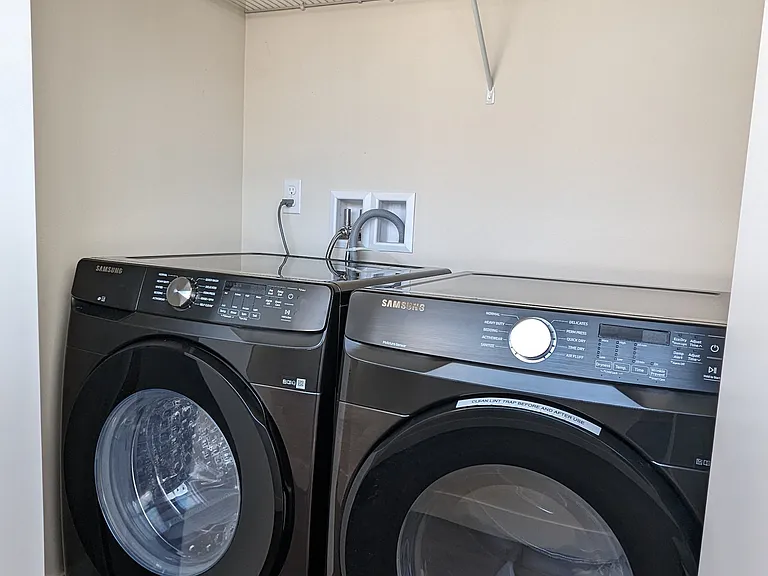 Brand new full-size washer and dryer