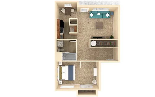 Floor plan The Cayenne
