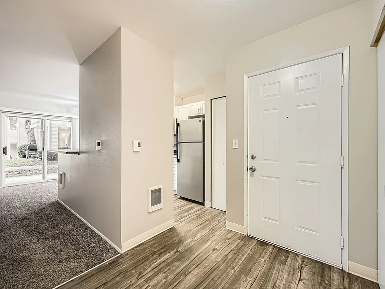 Apartment entry of a two-bedroom two-bath apartment at Capitol City in Lacey, WA