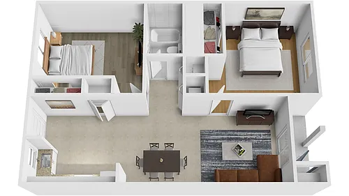 Floor plan Renovated villa