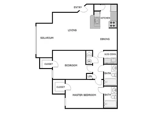 Floor plan 2 X 2