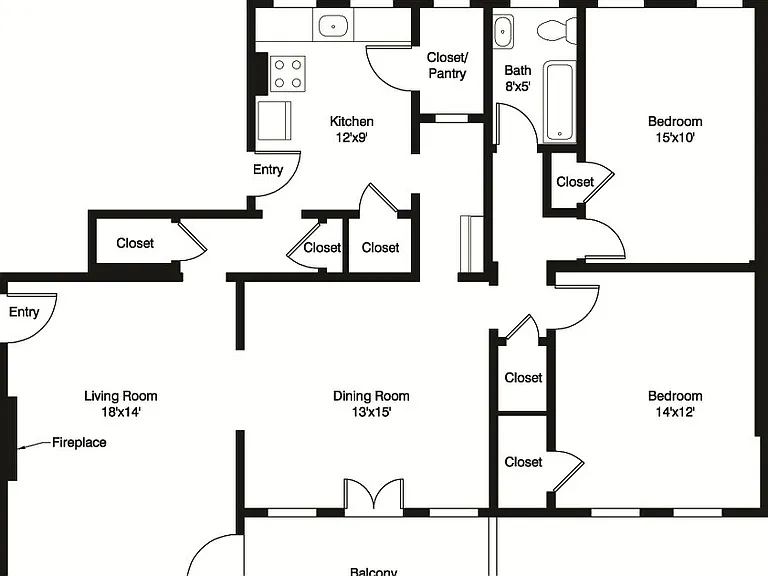 Two Bedroom - Unit 6 Two Bedroom - Unit 6