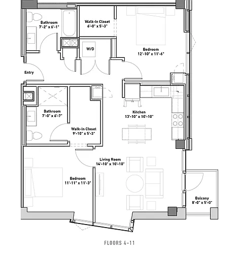 Floor plan B6