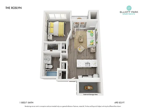 Floor plan The Roslyn