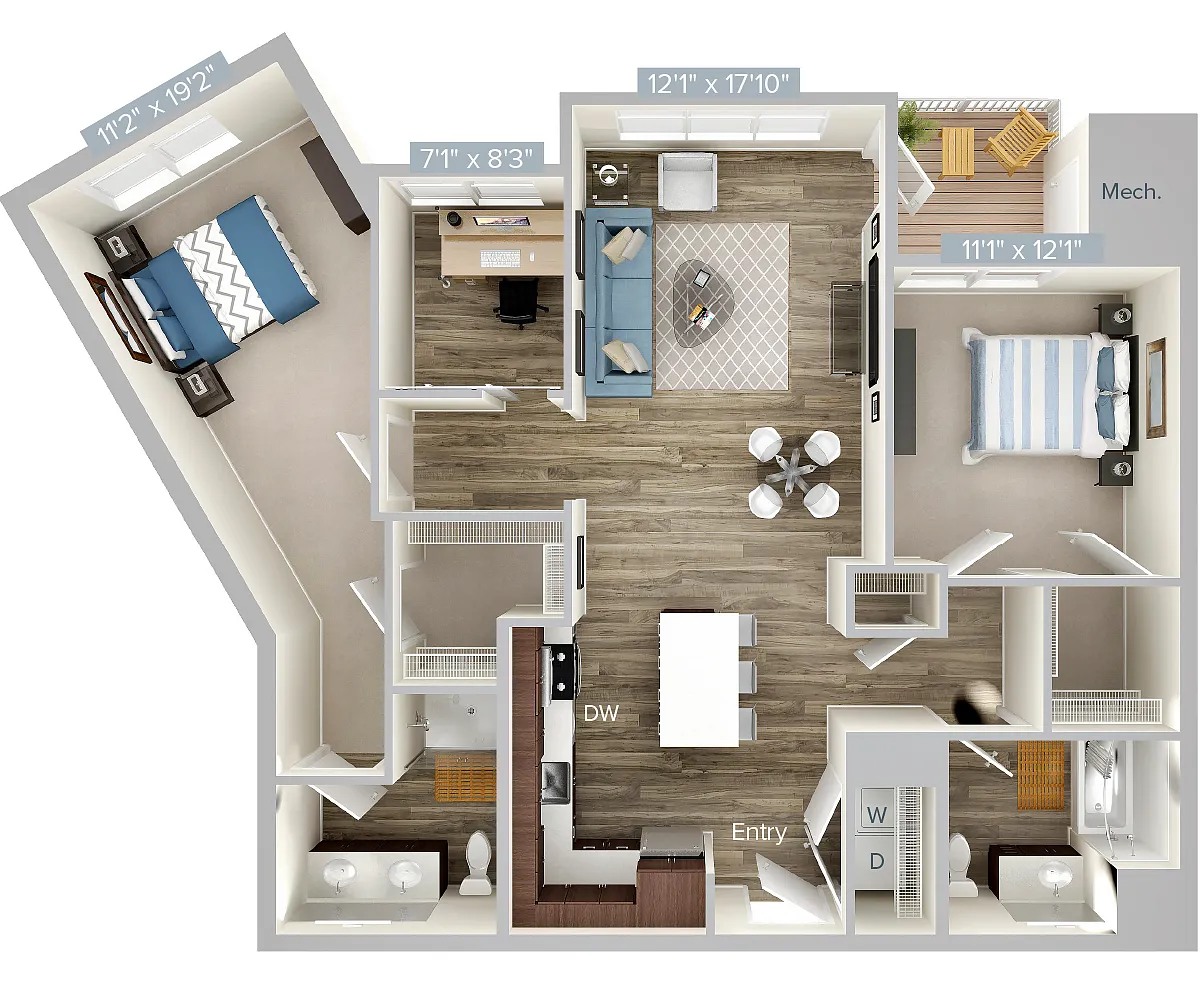 Floor plan B9D-1223
