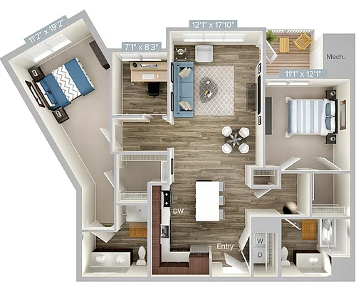 Floor plan B9D-1223