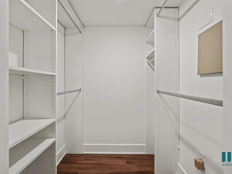 Walk-In Closet with Built-In Organizers