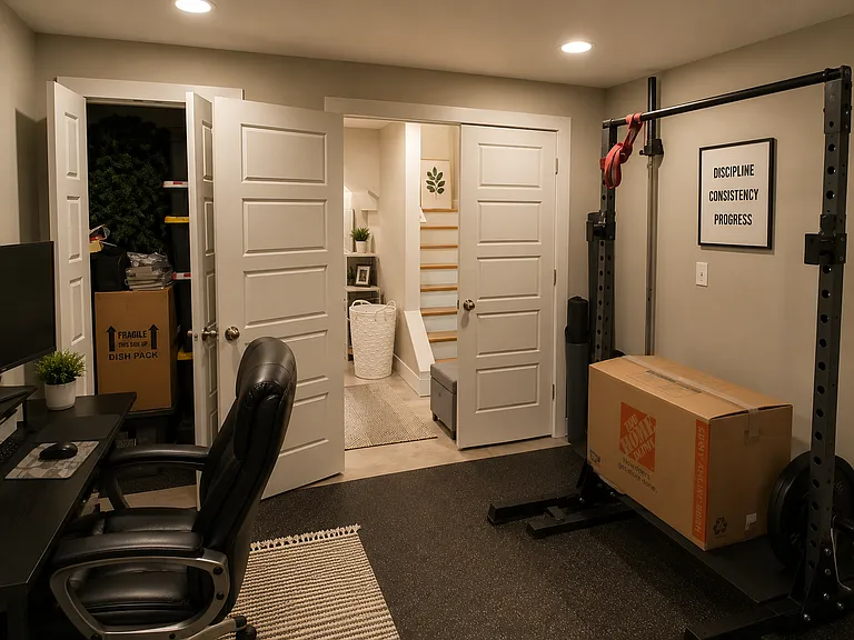 Basement Bedroom/Office