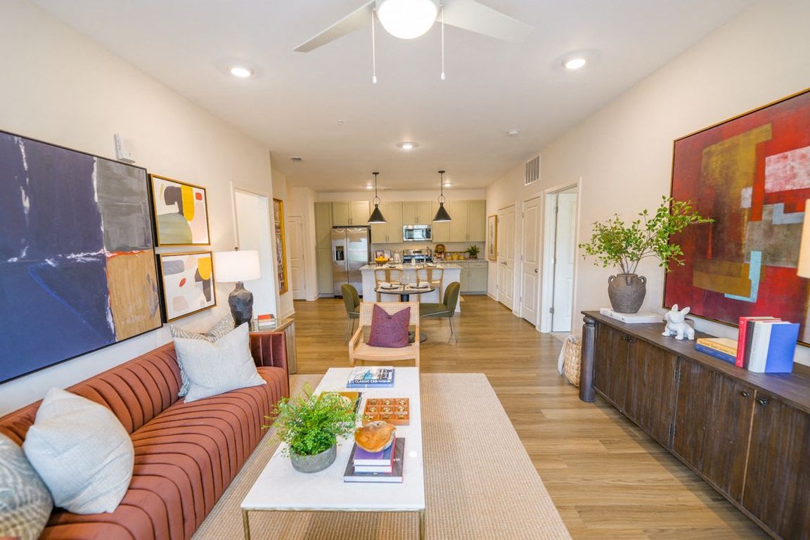 2x2 model unit living room