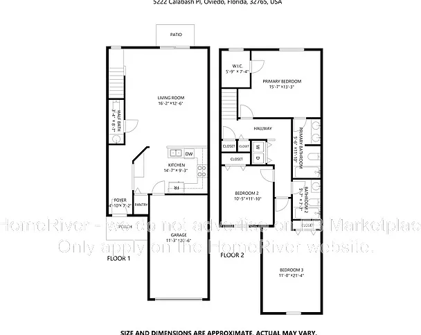 3 bed, 3.0 bath, 1516 sqft, $1,995 — Photo 3