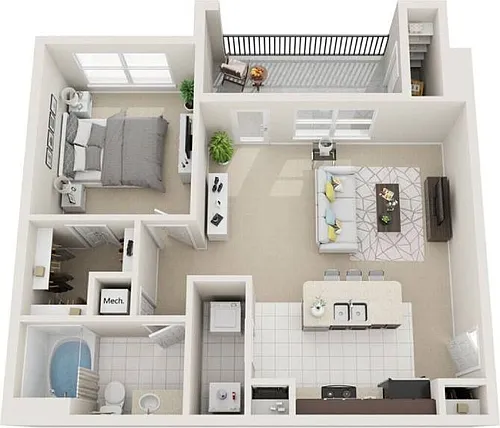 Floor plan The Huisache