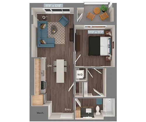 Floor plan A1-684sf-2_1020