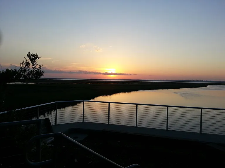 Beautiful sunsets from boat docking area