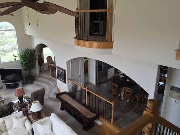 View from stairway landing