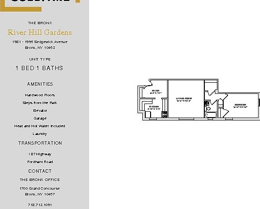 2nd image of 1995 Sedgwick Ave APT 4A