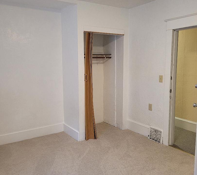 Front door and closet