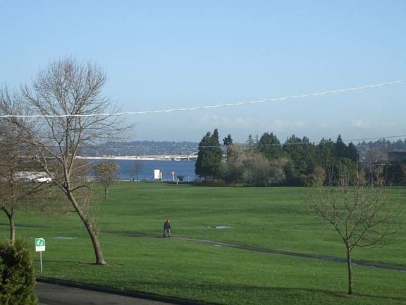 Park across the street and lake 2 blocks away.