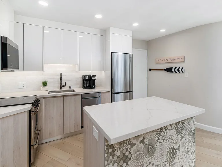 Kitchen: Italian cabinets and new appliances. Renovated in 2022.