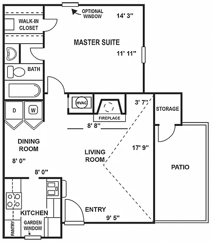 Floor plan The Chesterfield