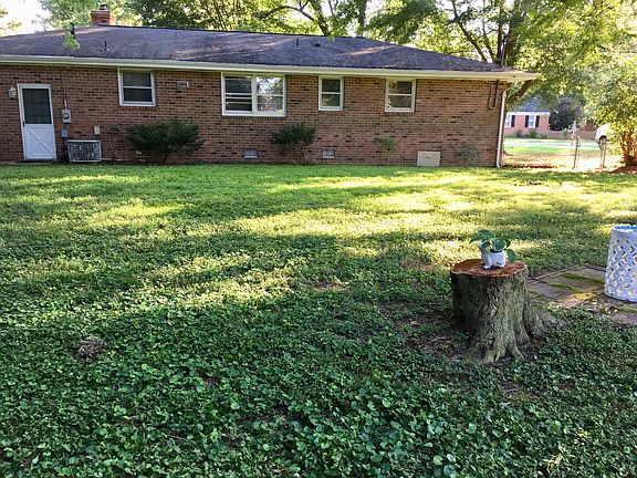 view backyard to house