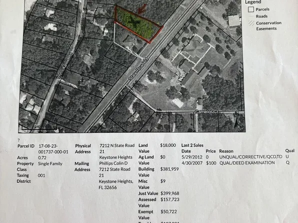 0 OR 7240 N SR 21, Keystone Heights, FL 32656