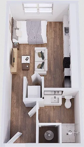 Floor plan Studio K