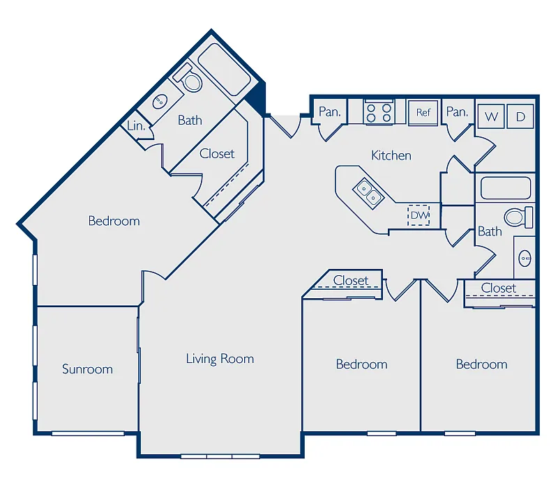 Floor plan MAITLAND RENOVATED