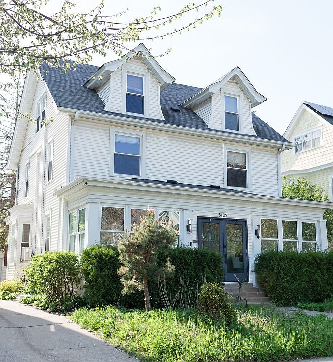 Private yard with front porch