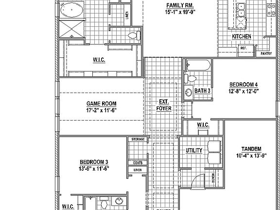 Plan 1650 1st Floor