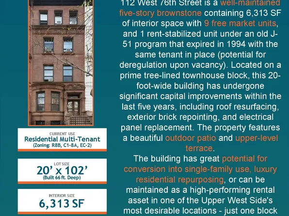 112 West 76th Street image 1 of 6