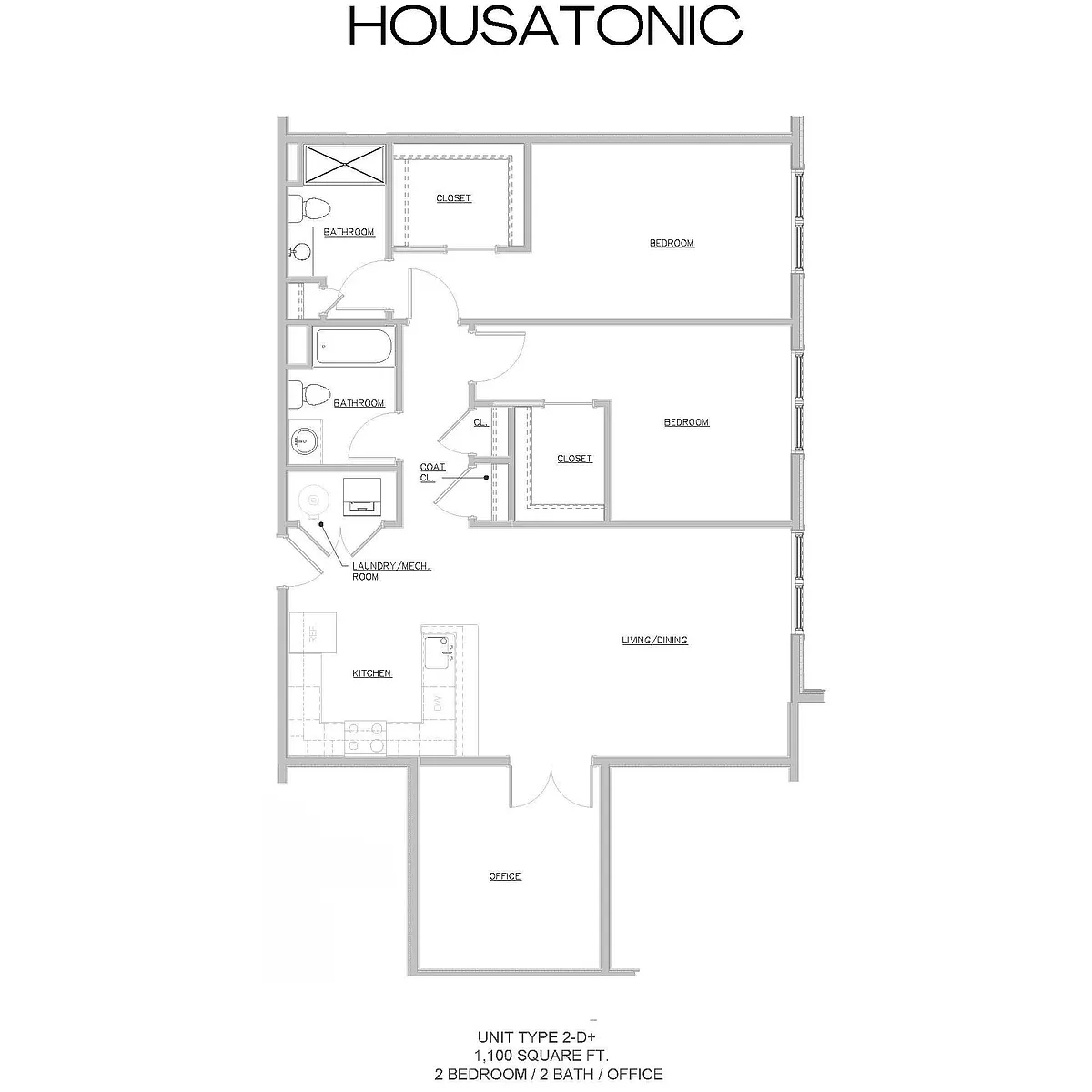 Floor plan Housatonic