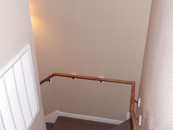 Looking down the stairs