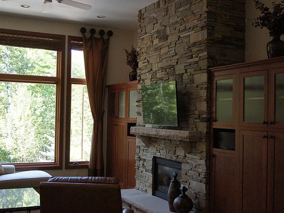 living room fireplace