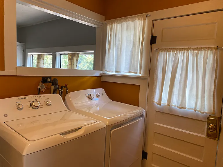 Backdoor and Laundry room