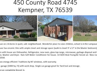 450 County Road 4745, Kempner, TX 76539