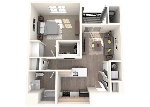 Floor plan 1B1