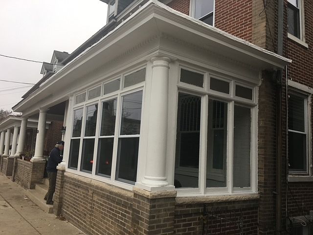 Front of building