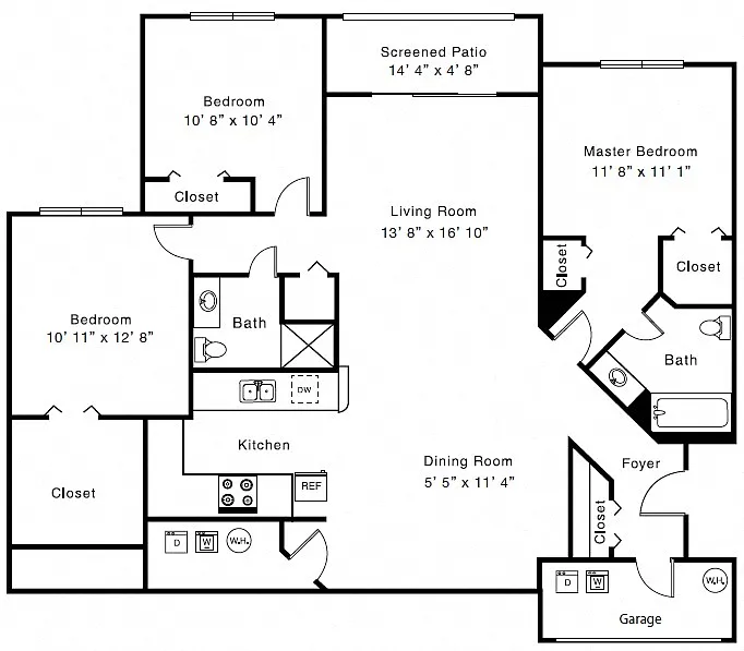 Floor plan C3 - 3C