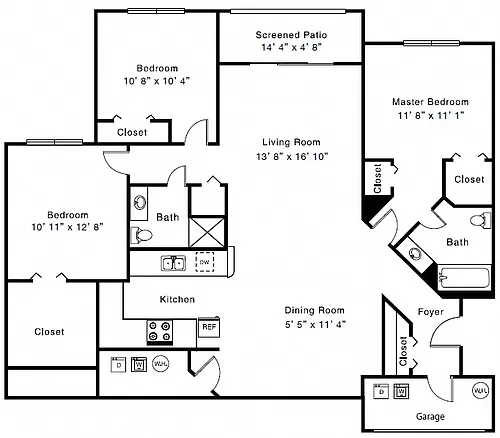 Floor plan C3 - 3C