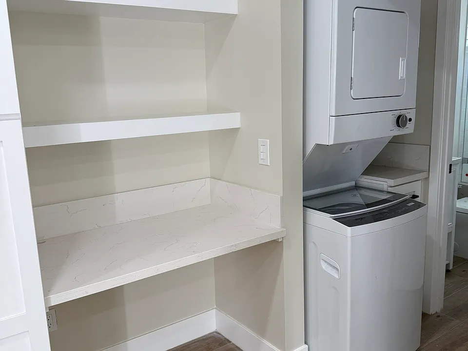 Office space and laundry area
