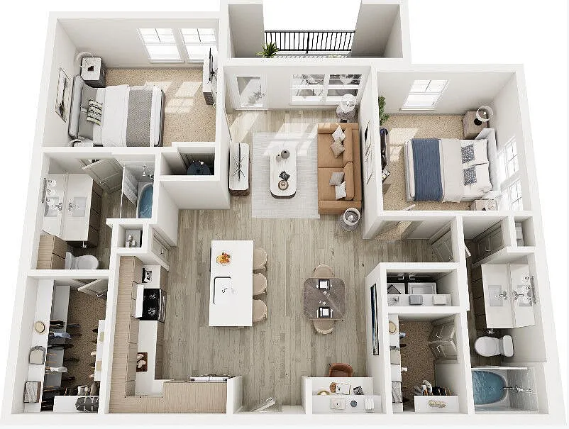 Floor plan B3