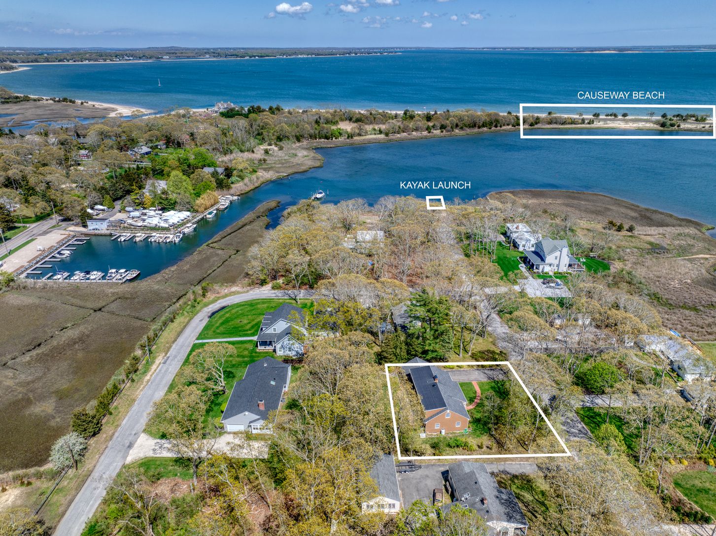  Aerial View with Marina