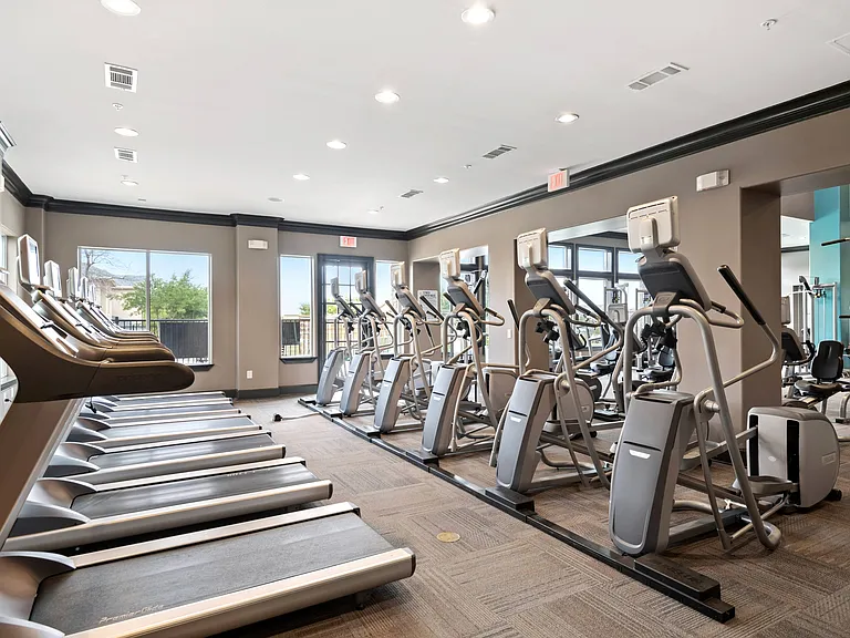 Fitness Center with Cardio Equipment